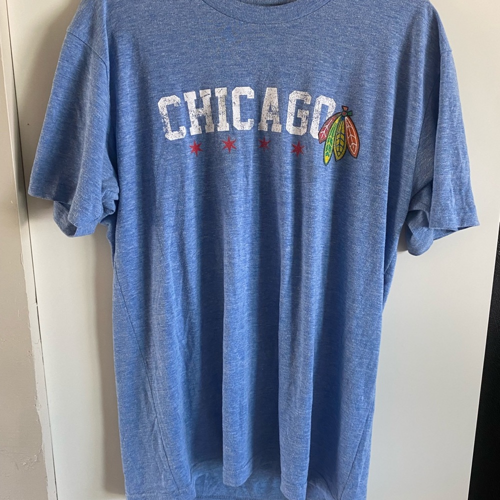 Woman’s Chicago blackhawks blue tee
